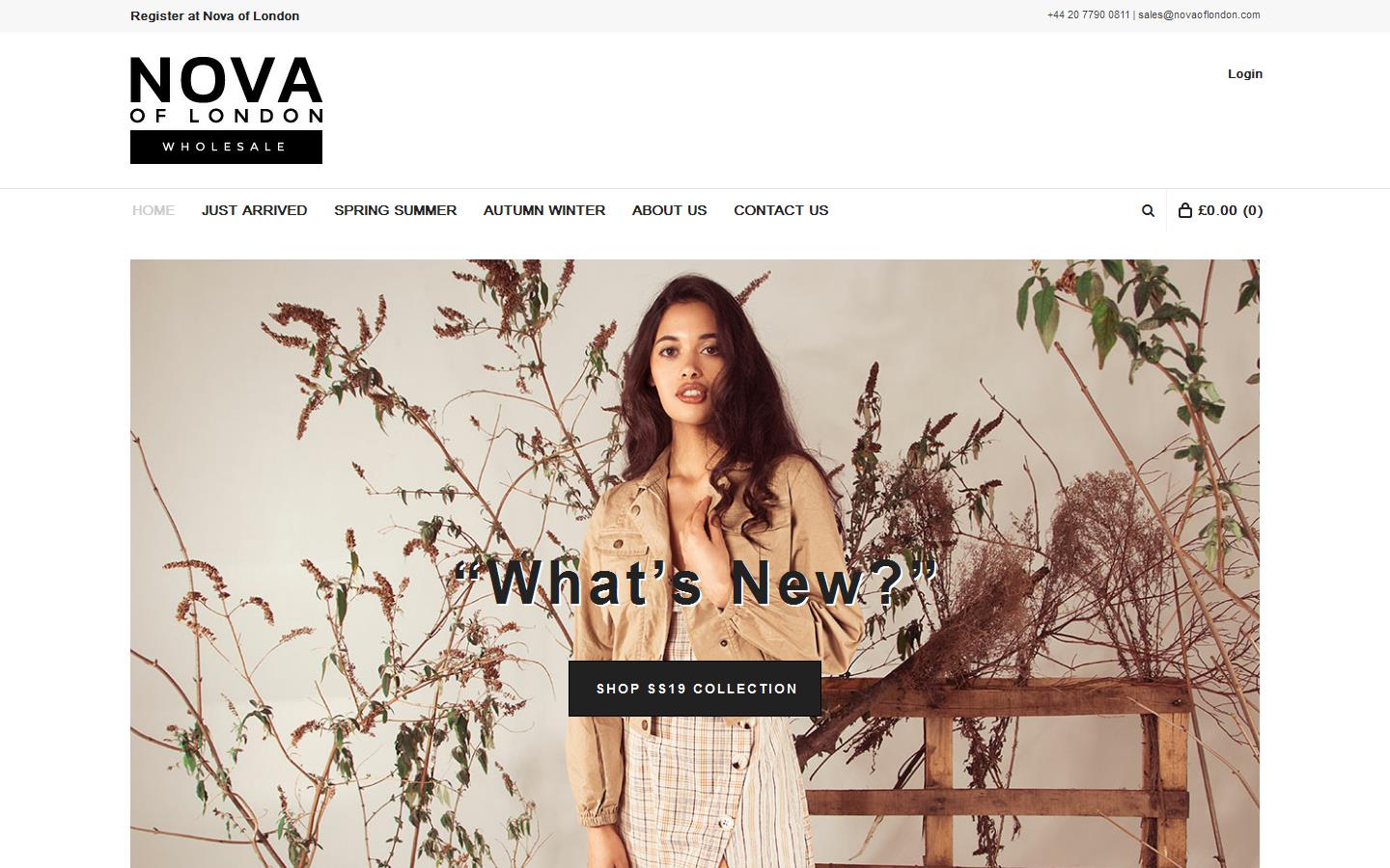 Nova of London Ltd Website