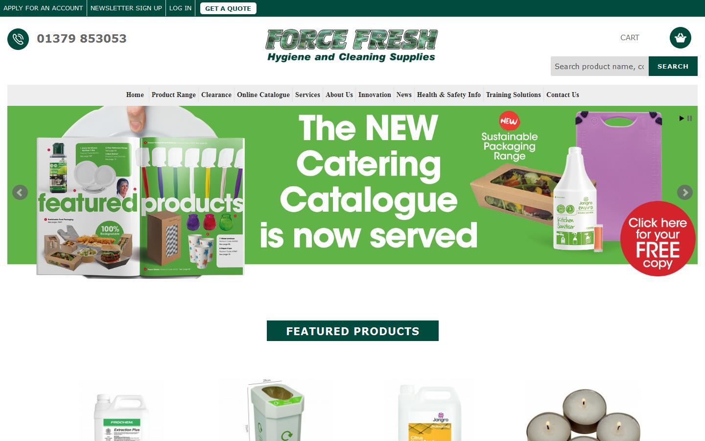 Force Fresh Ltd Website