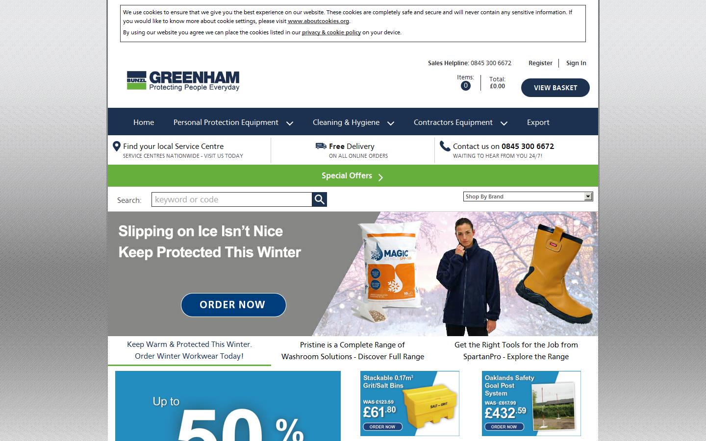 Bunzl Exeter Website