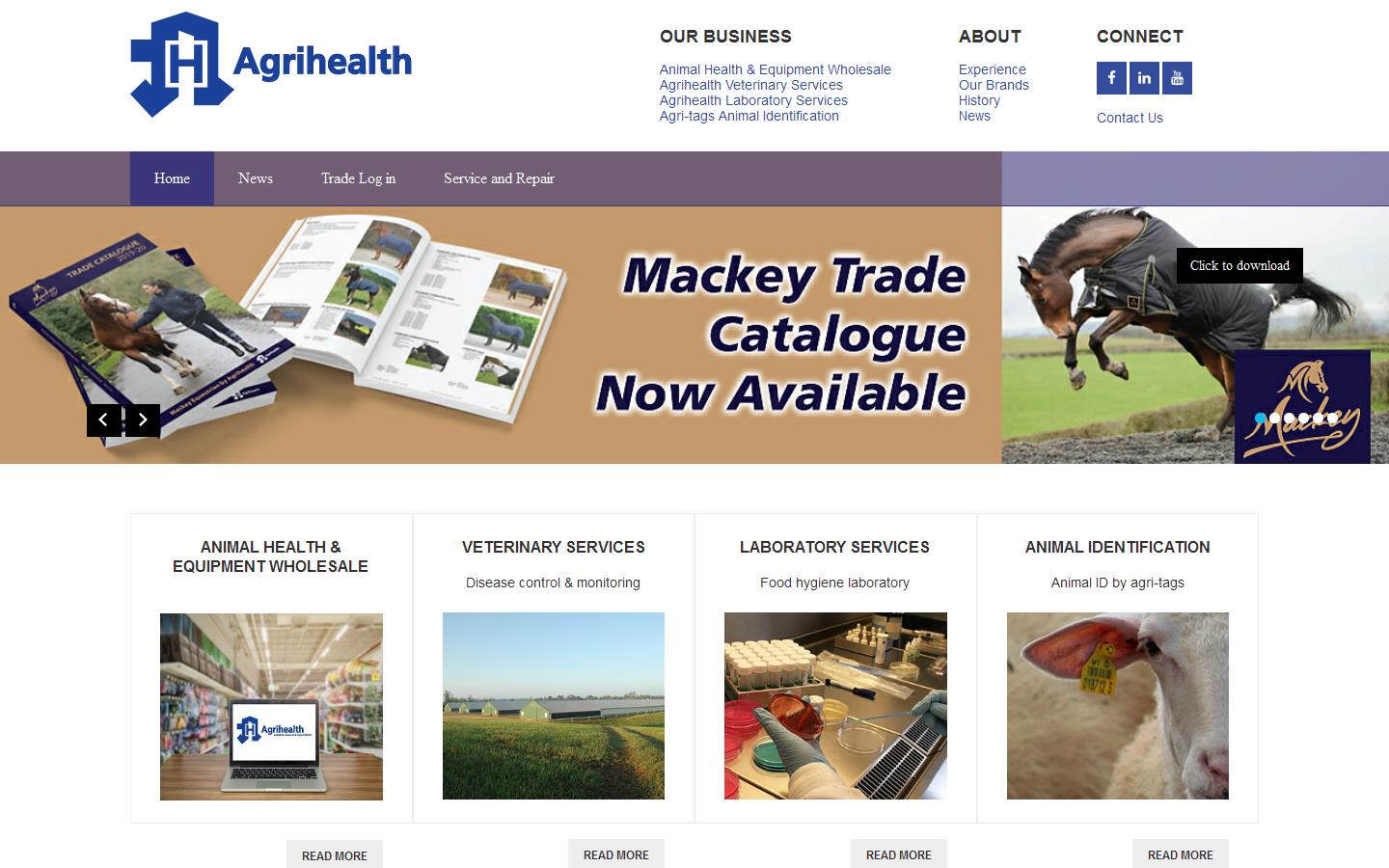 Agrihealth Website