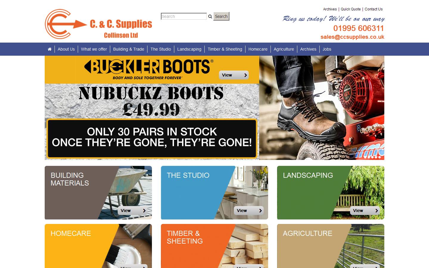 C & C Supplies Website
