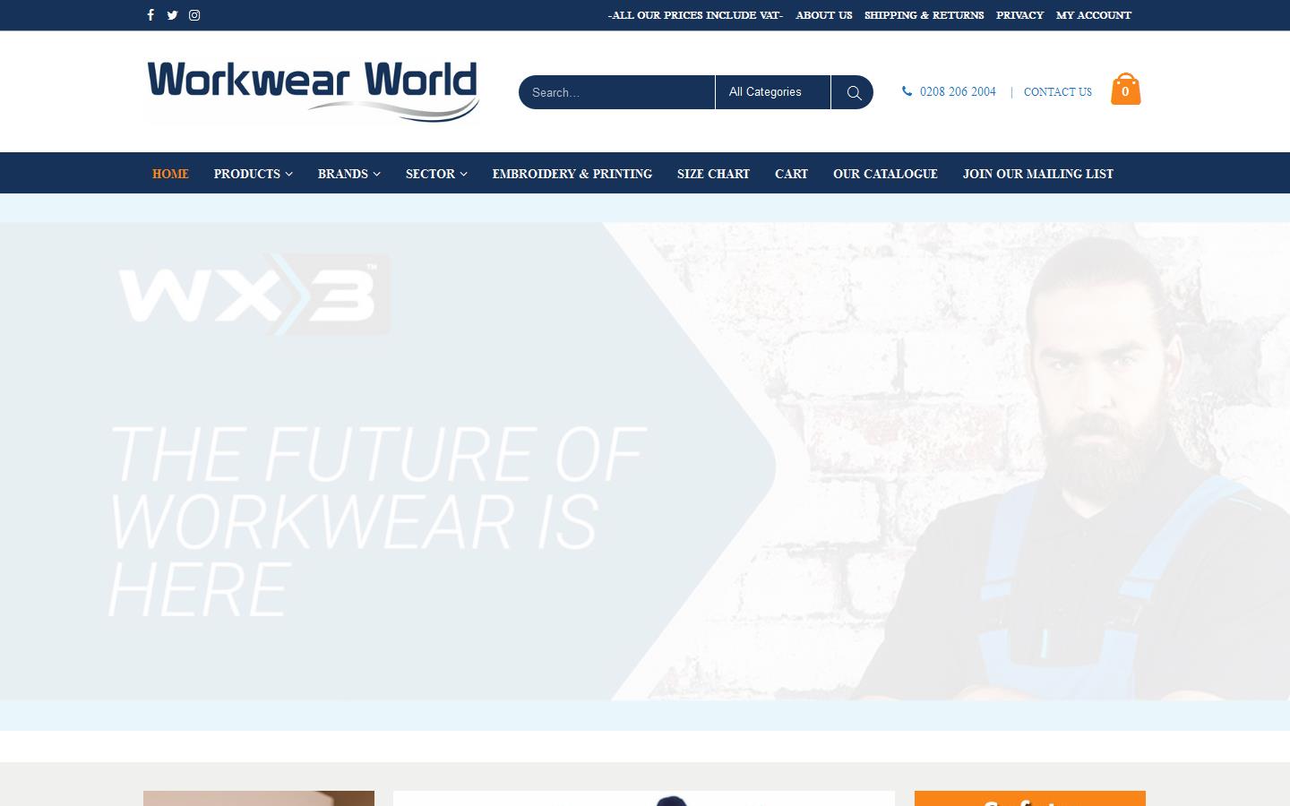 Workwear World Website