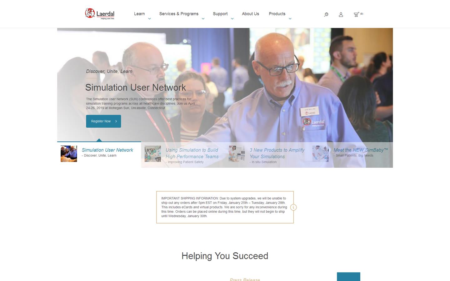 Laerdal Website