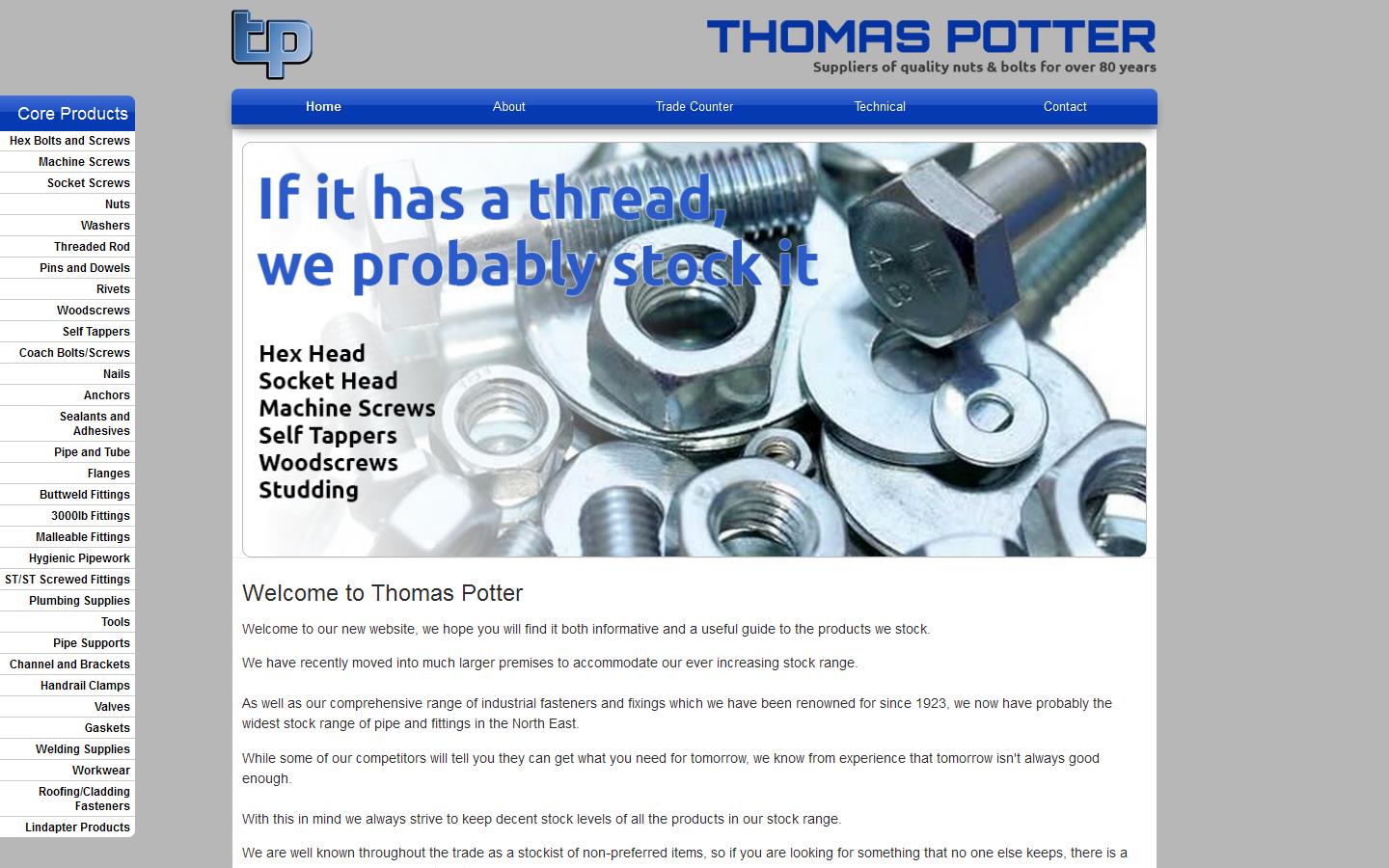 Thomas Potter Website