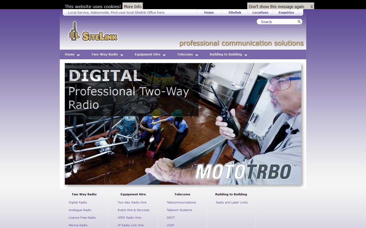 Sitelink Communications Ltd Website