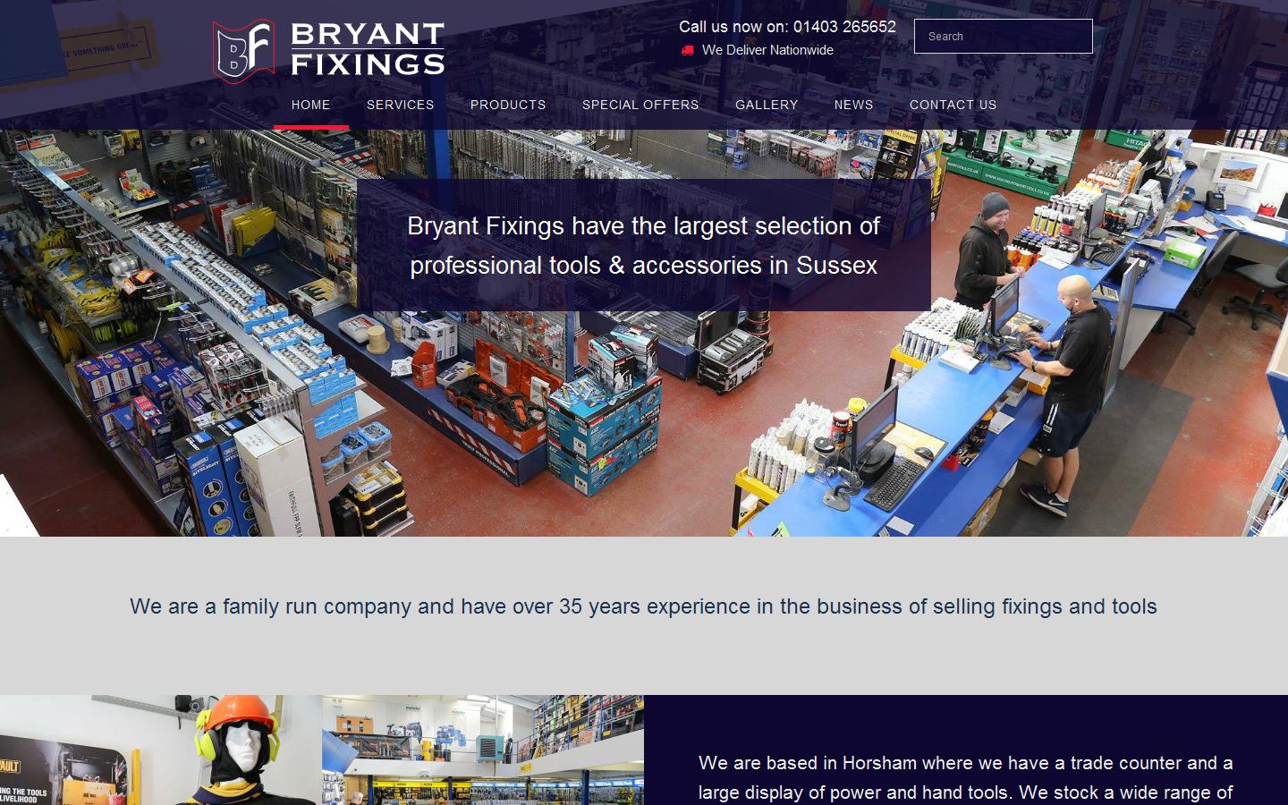 Bryant Fixings Ltd Website