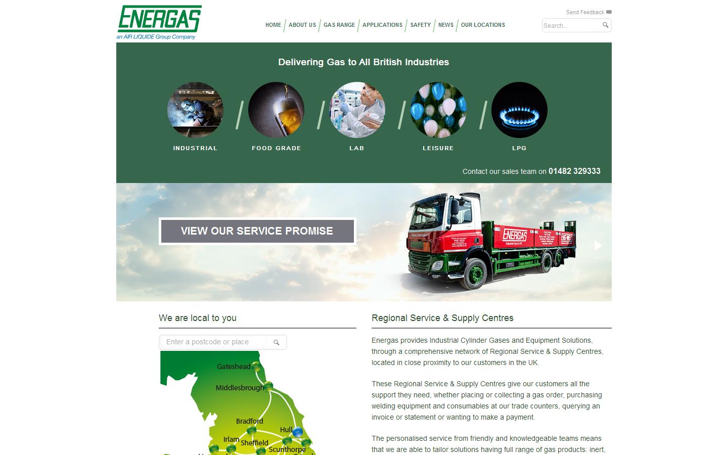 Energas Ltd Website