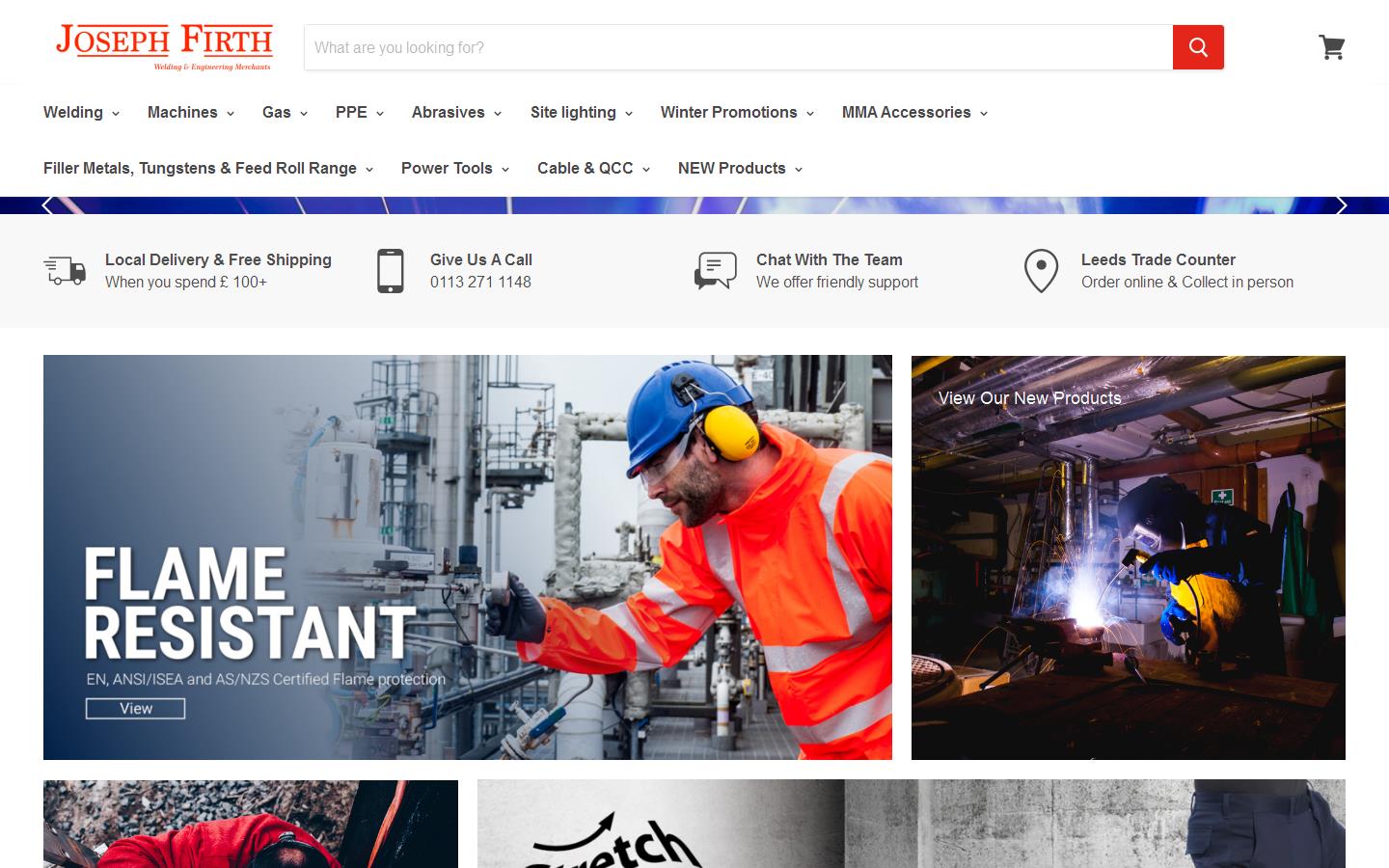 Joseph Firth Engineers Merchants Website