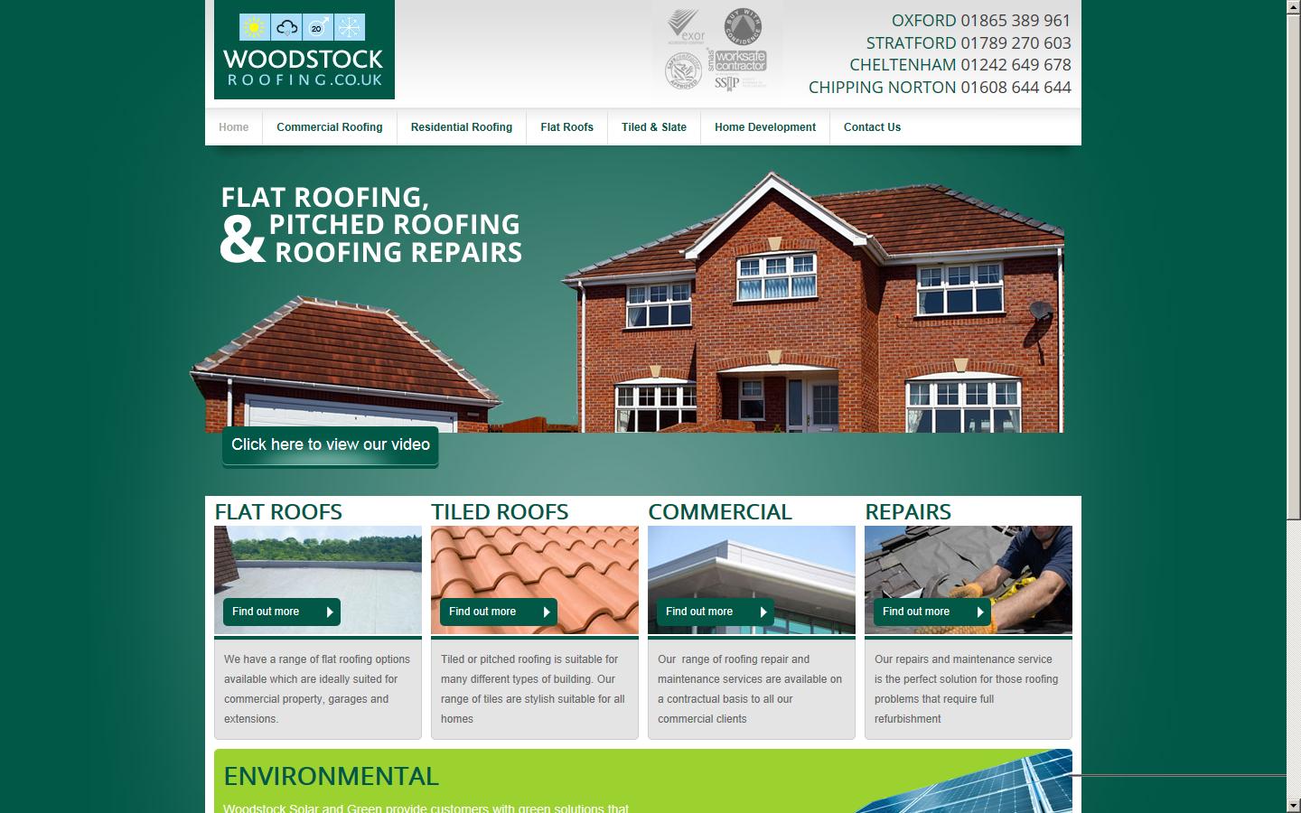 Woodstock Felt Roofing Ltd Website