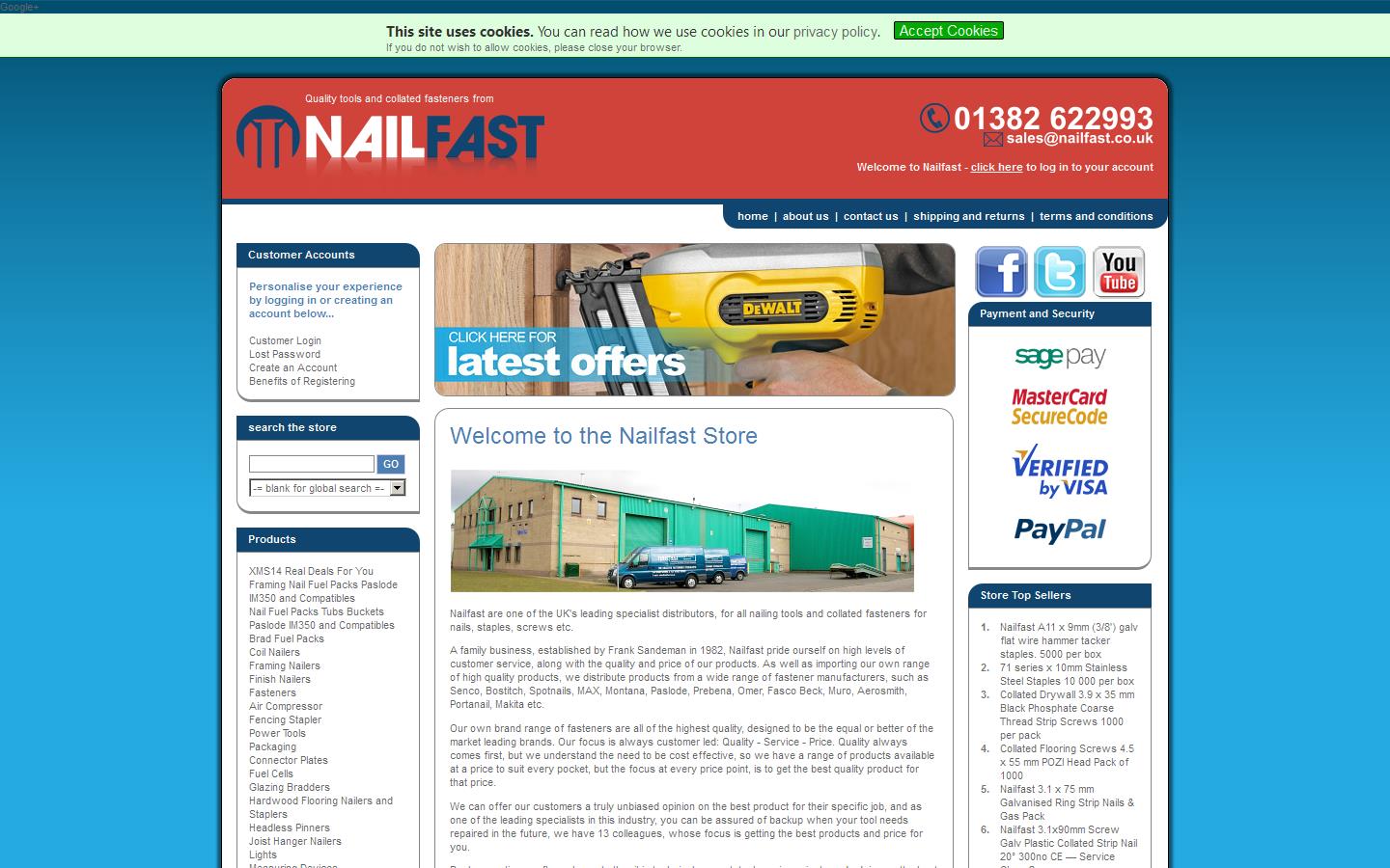 Nailfast Website