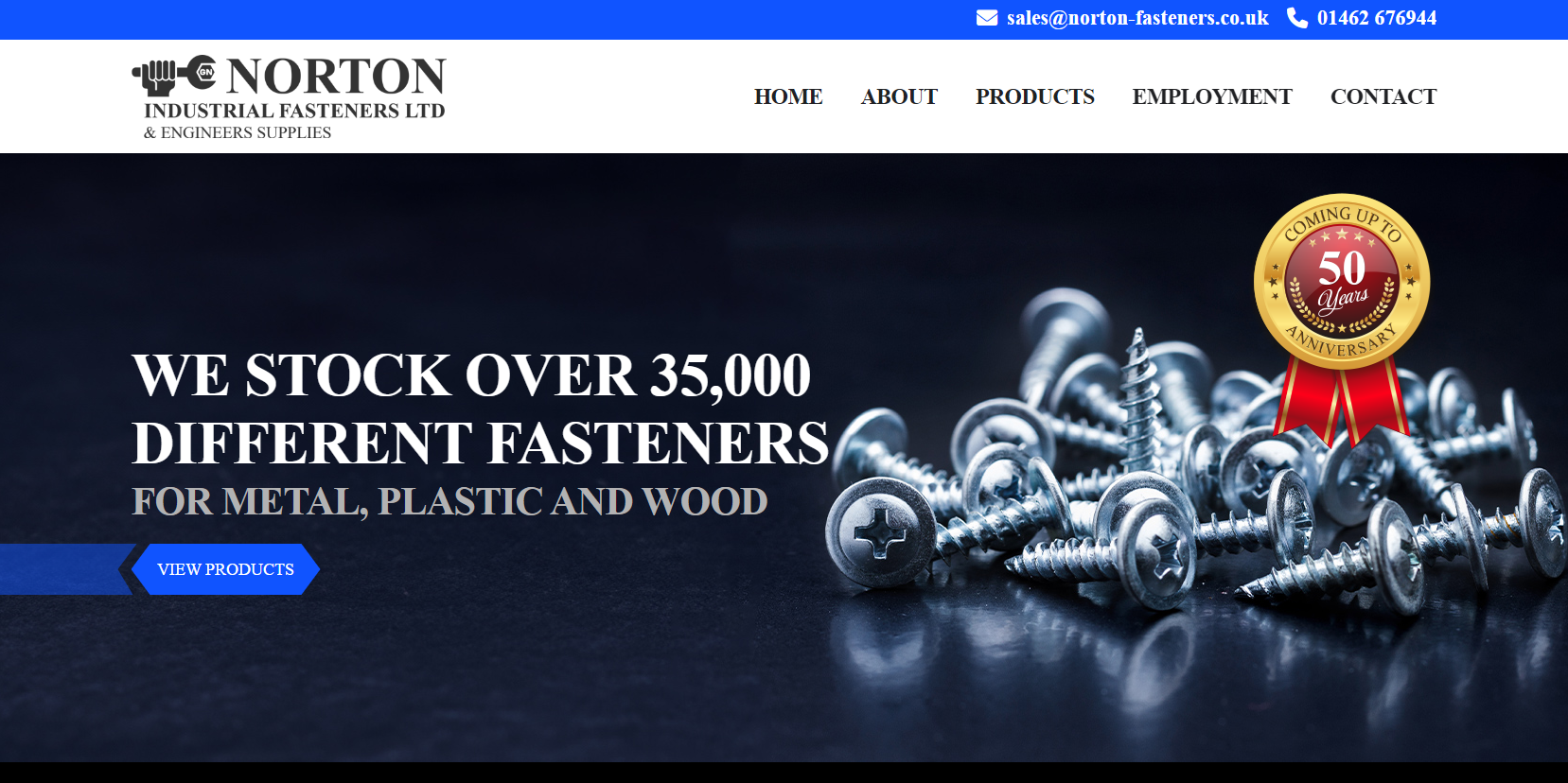 Norton Industrial Fasteners Website