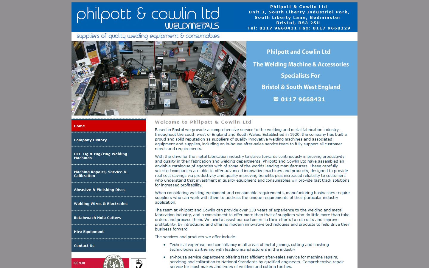 Philpott & Cowlin Ltd Website
