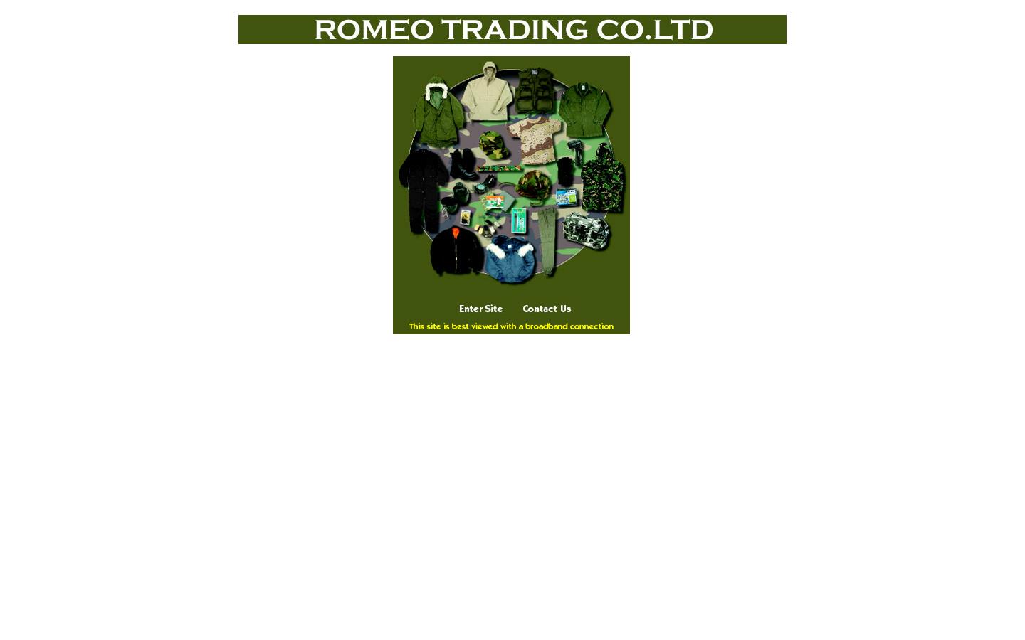 Romeo Trading Company Ltd Website