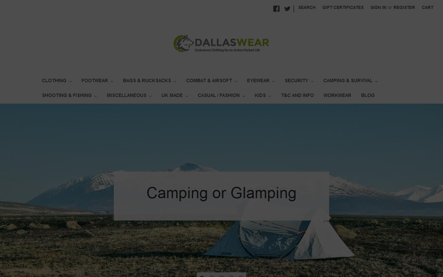 Dallas Wear Ltd Website