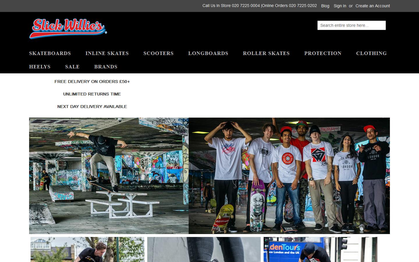 Slick Willies Website