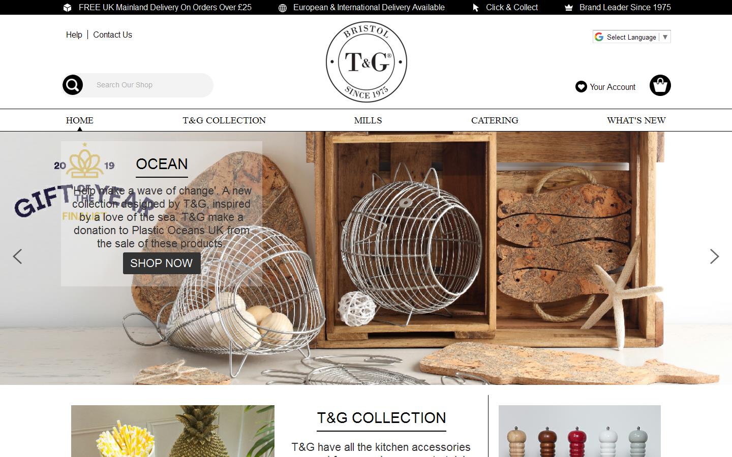 T & G Woodware Ltd Website