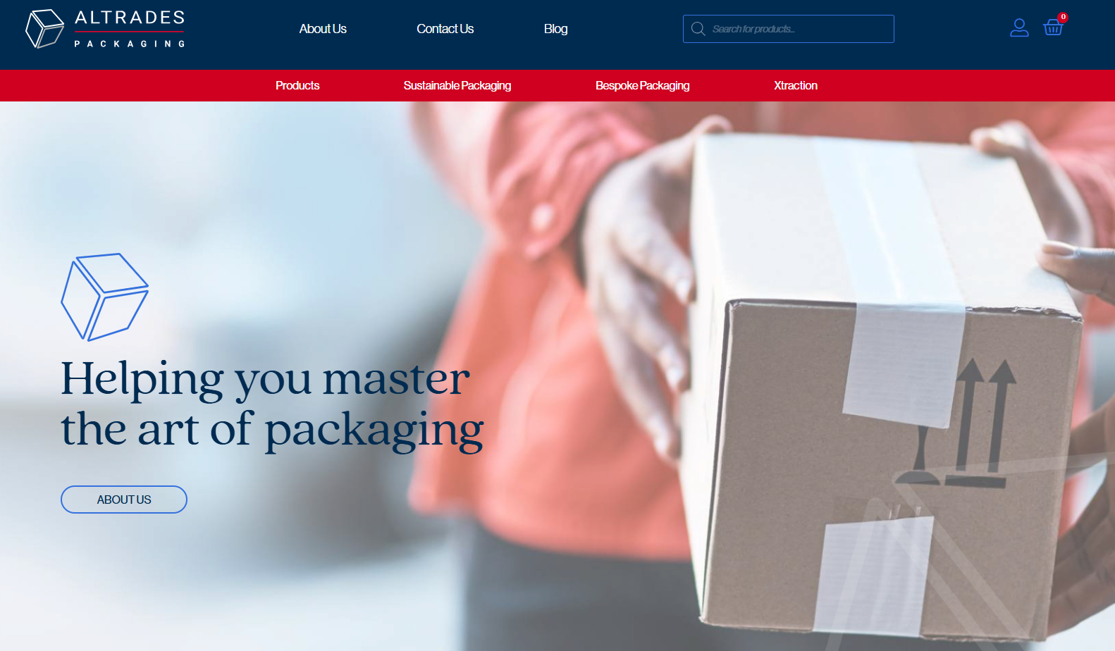 Altrades Packaging Website