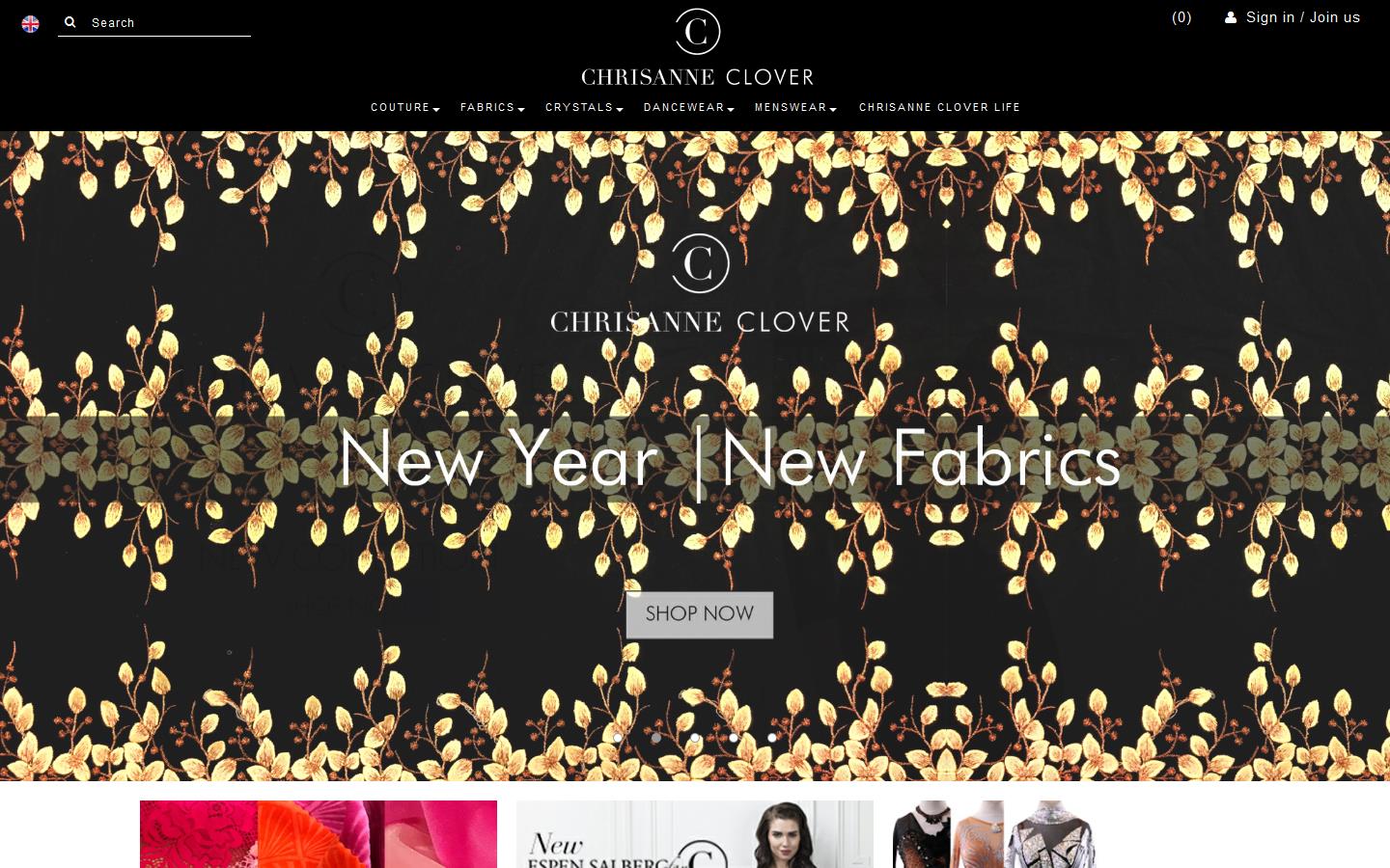 Chrisanne Clover Website