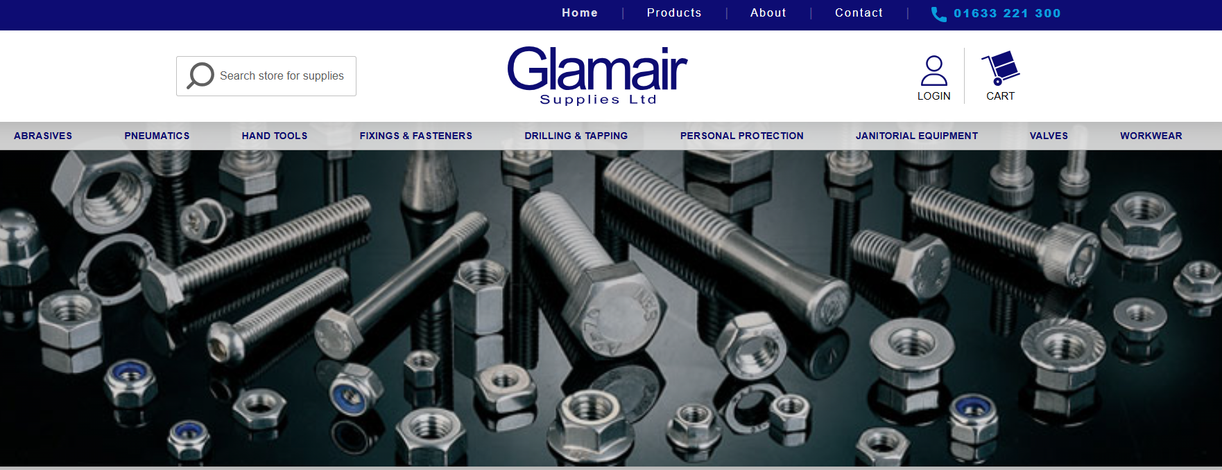 Glamair Supplies Ltd Website
