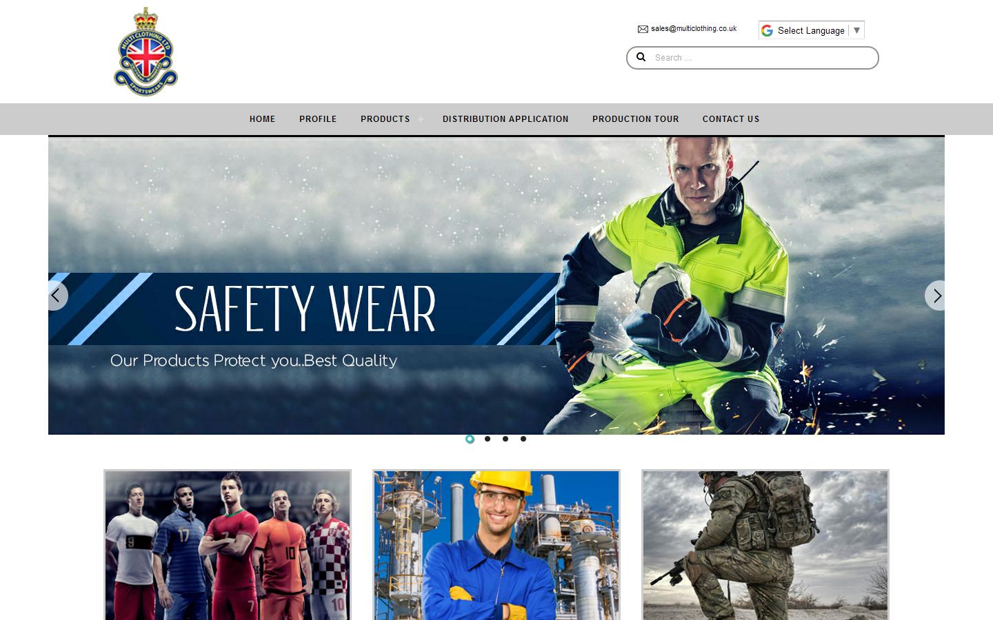 MULTI CLOTHING Pvt Ltd Website