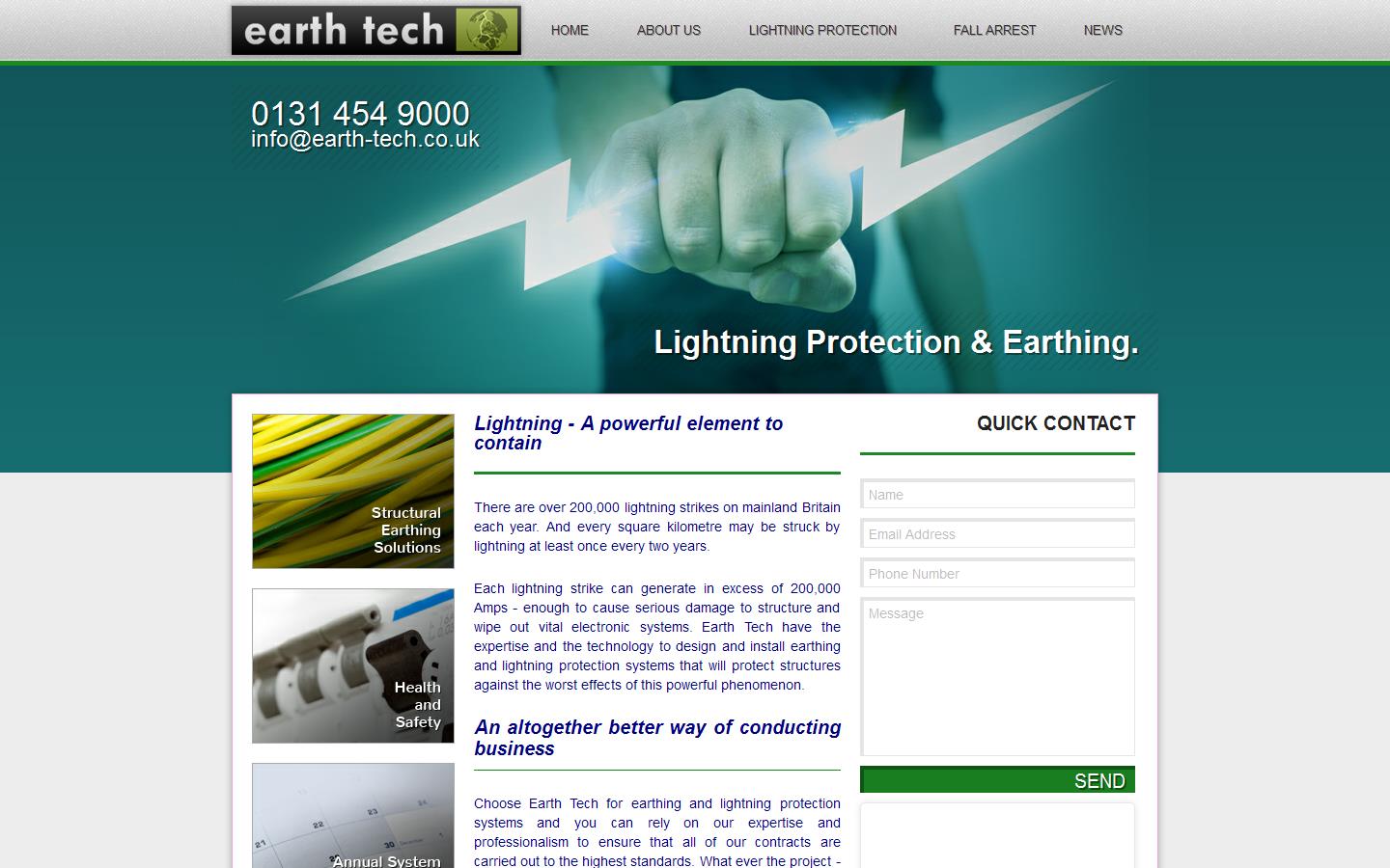 Earth Tech Website