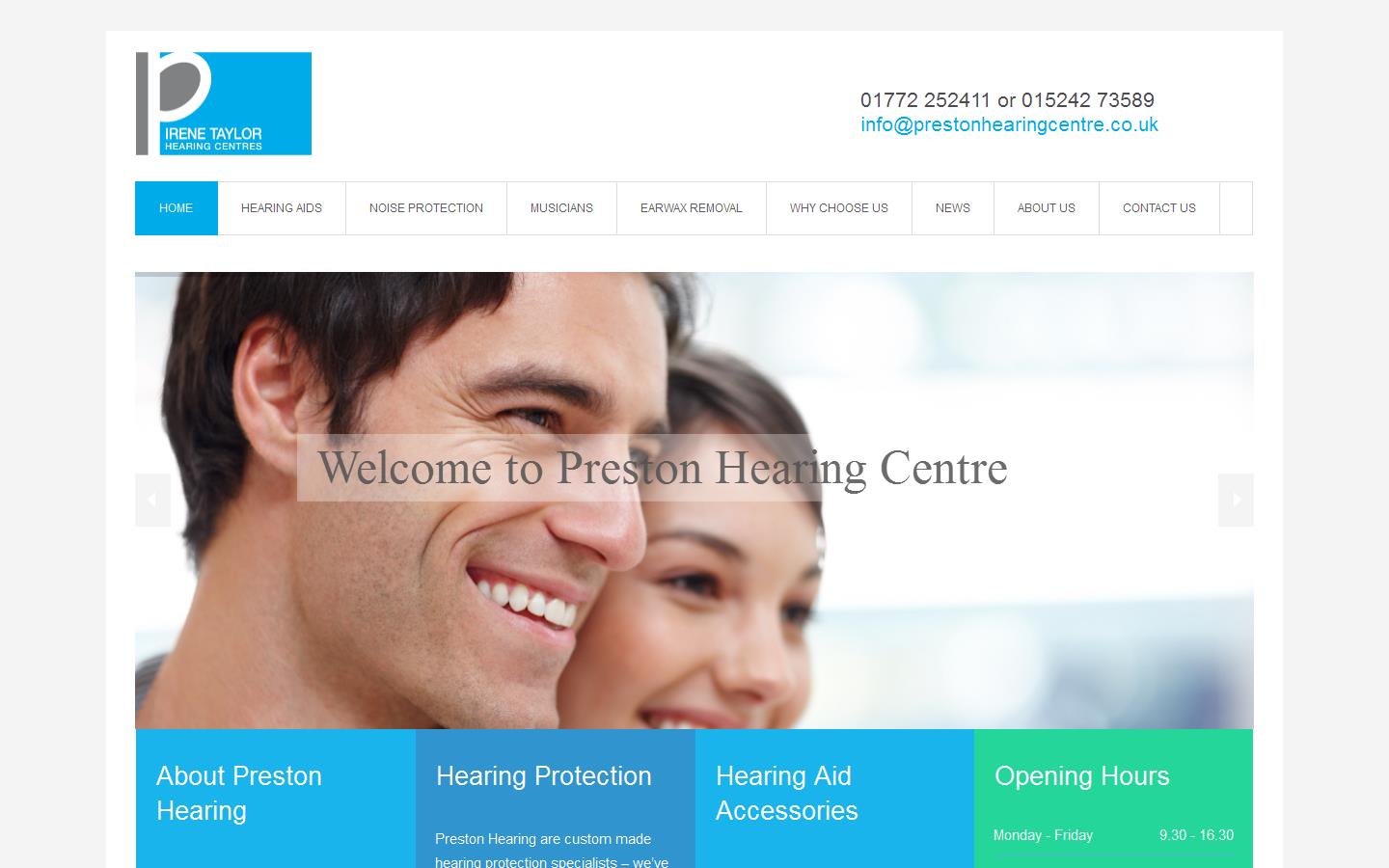 Preston Hearing Centre Website
