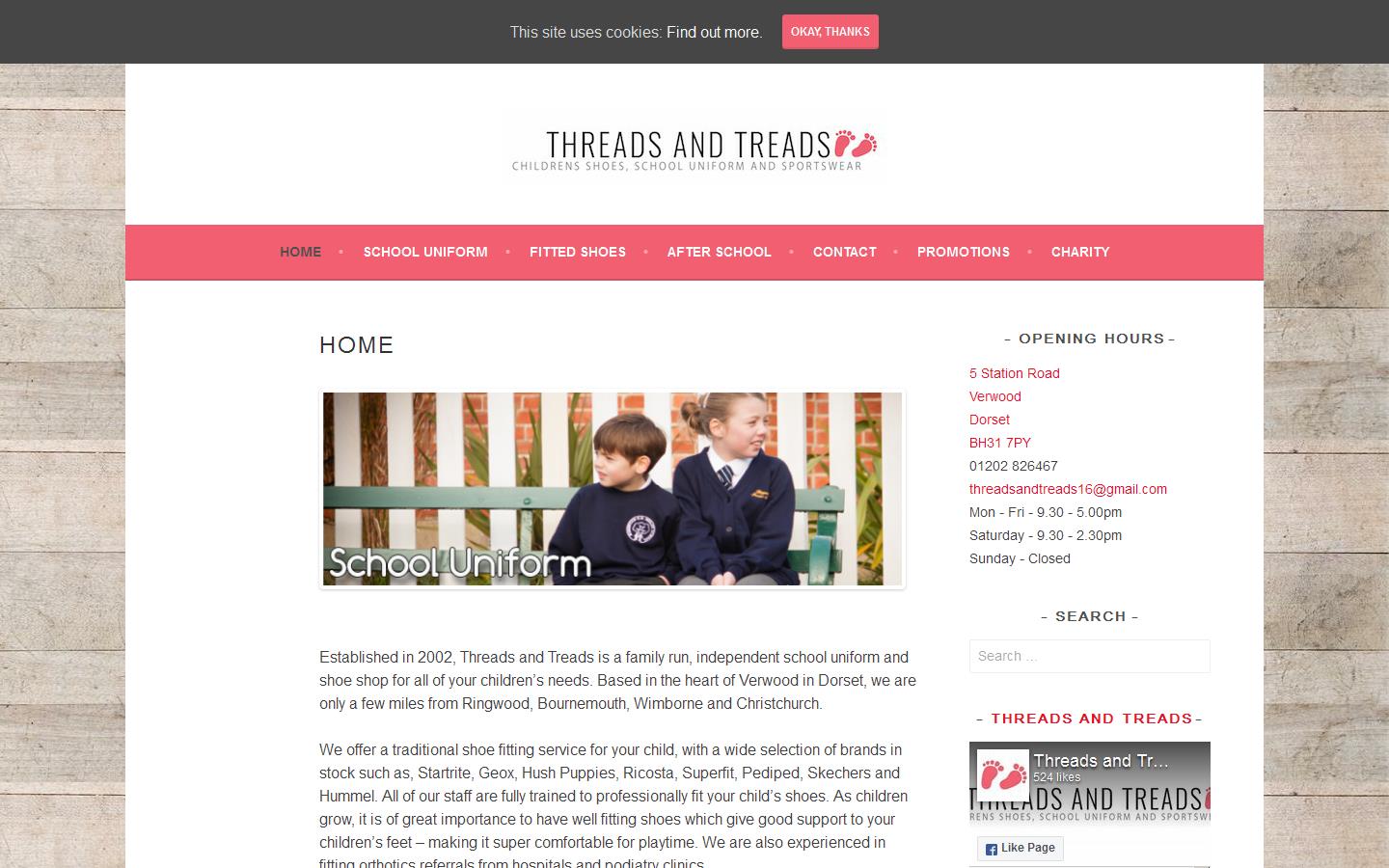 Threads & Treads Website
