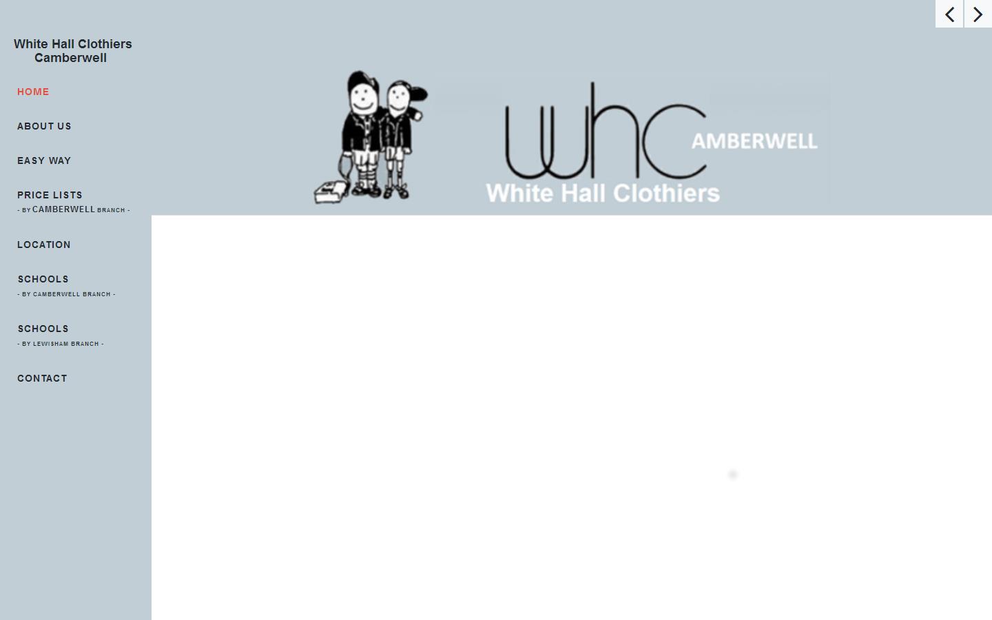White Hall Clothiers Website