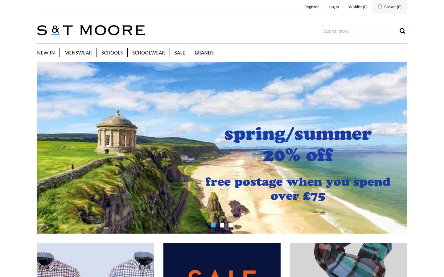 S & T Moore Website