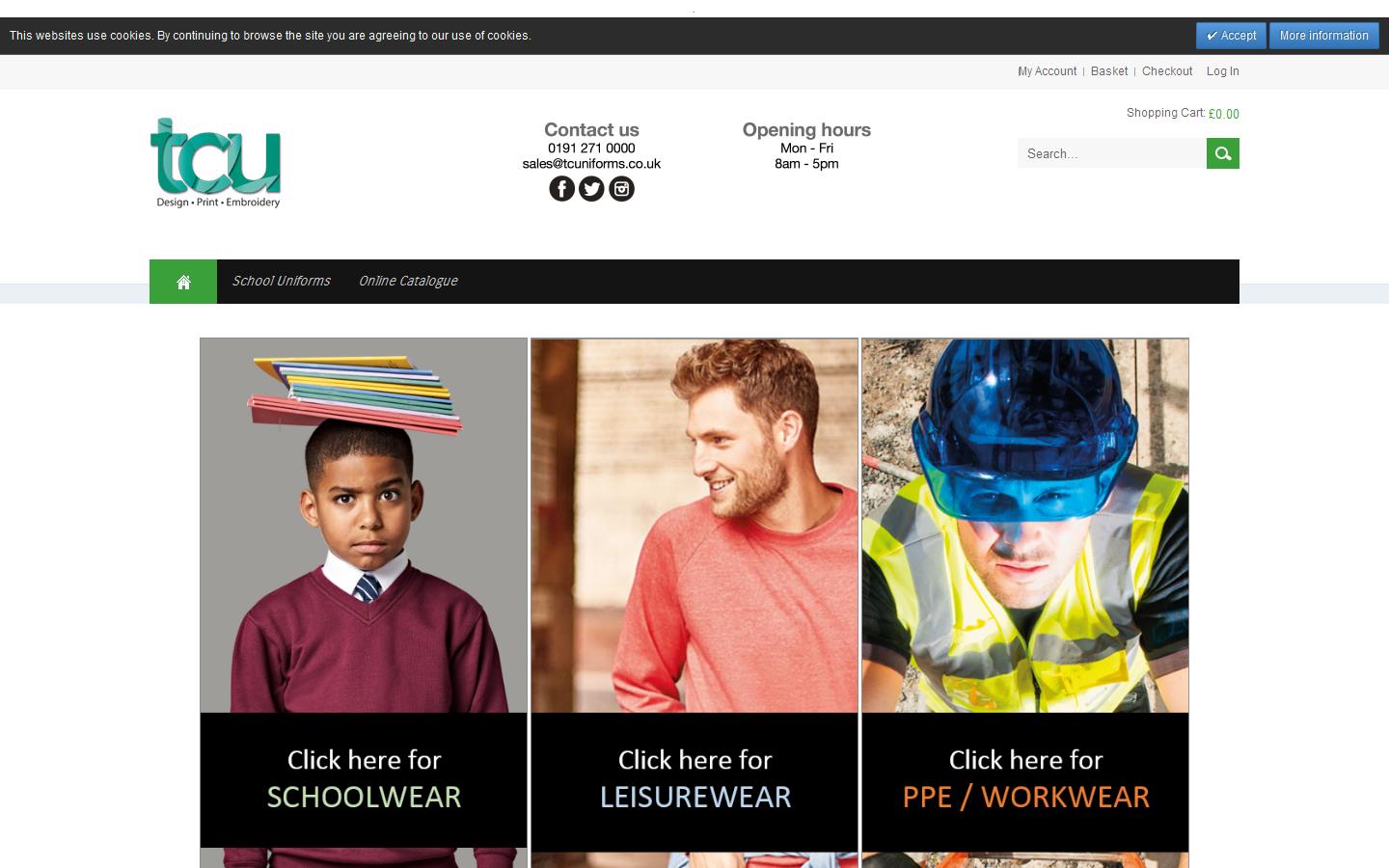 Top Class Uniforms Website