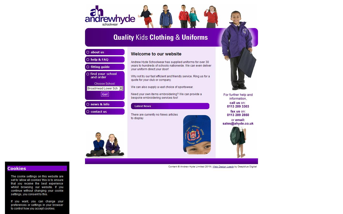 Andrew Hyde Ltd Website