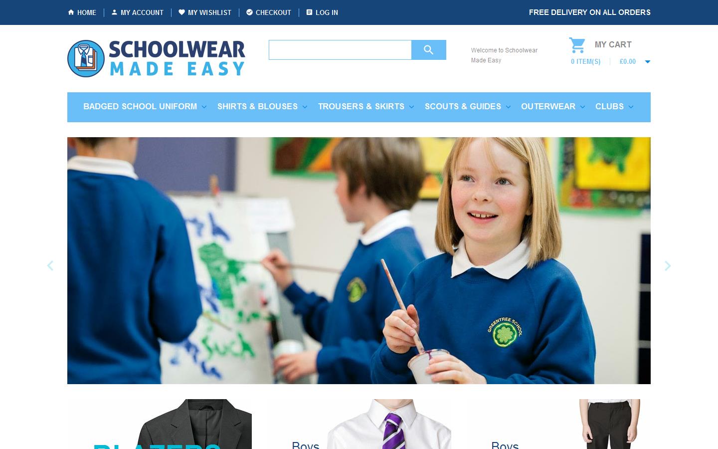 Highland Schoolwear Website
