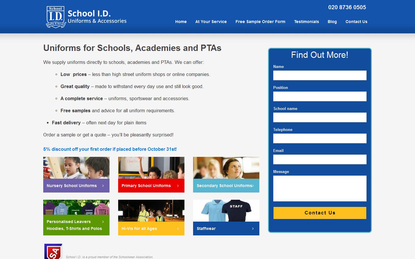 School ID Website