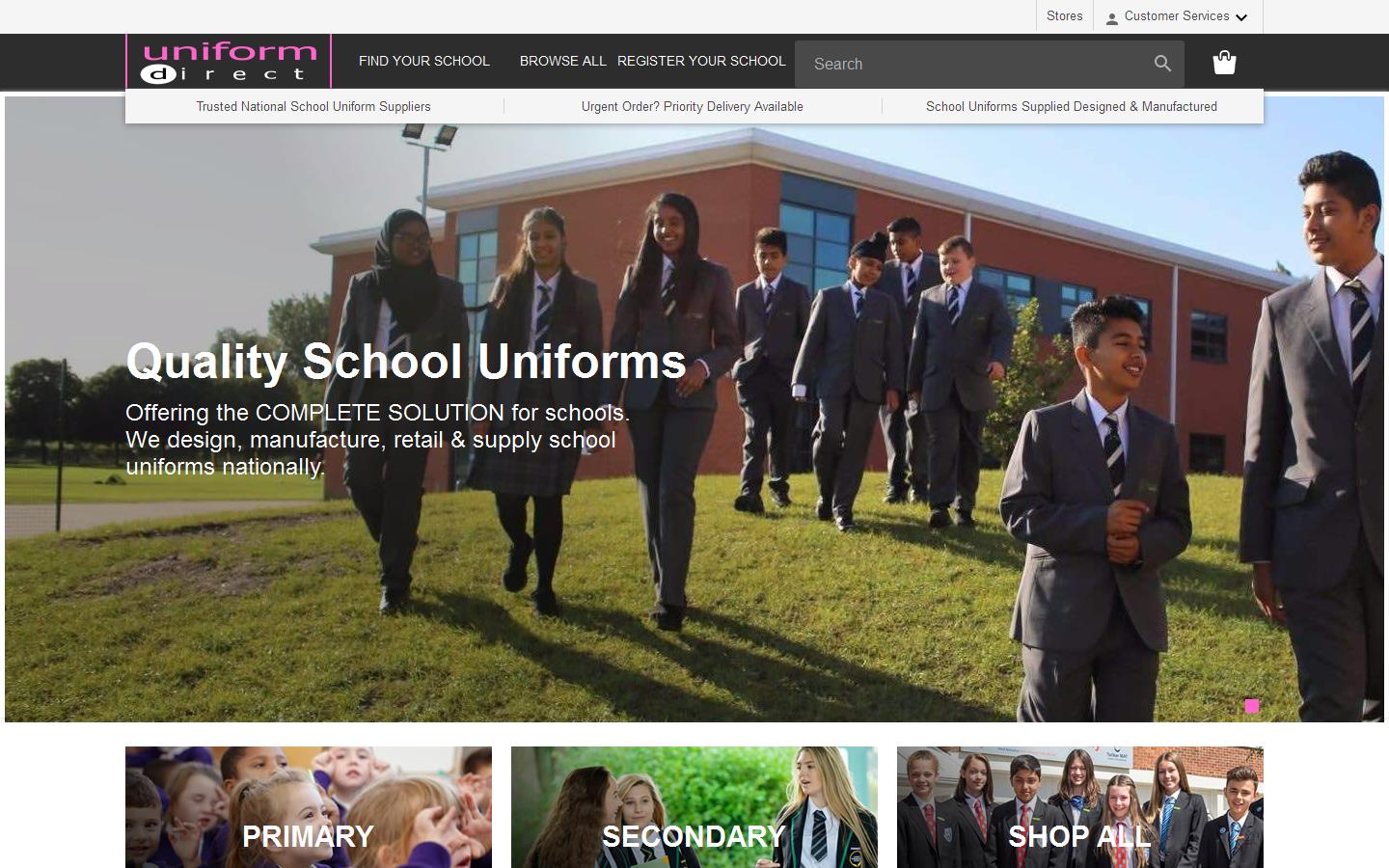 Uniform Direct Website