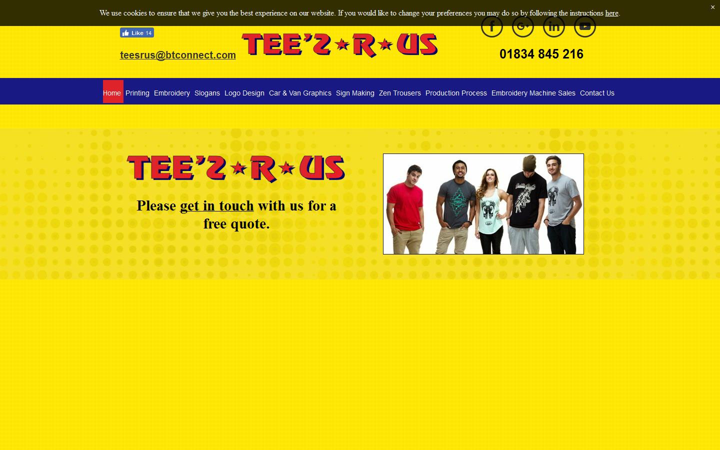 Tees R Us H W Website