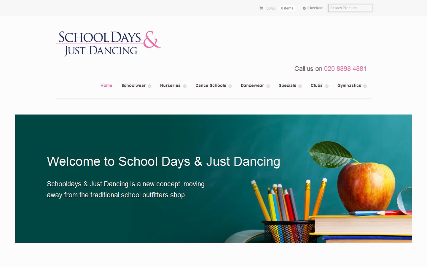 School Days & Just Dancing Website