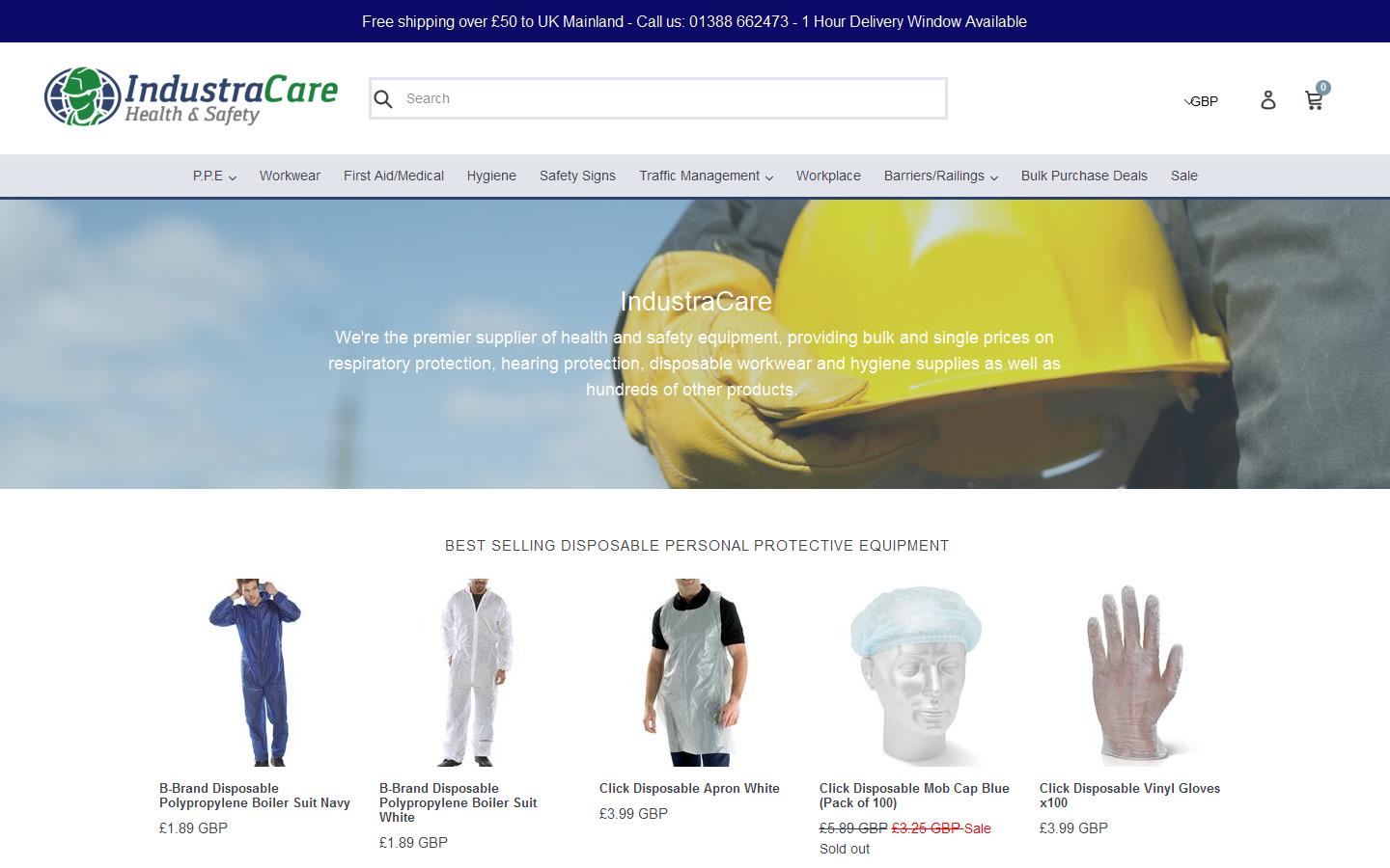 Industracare Website