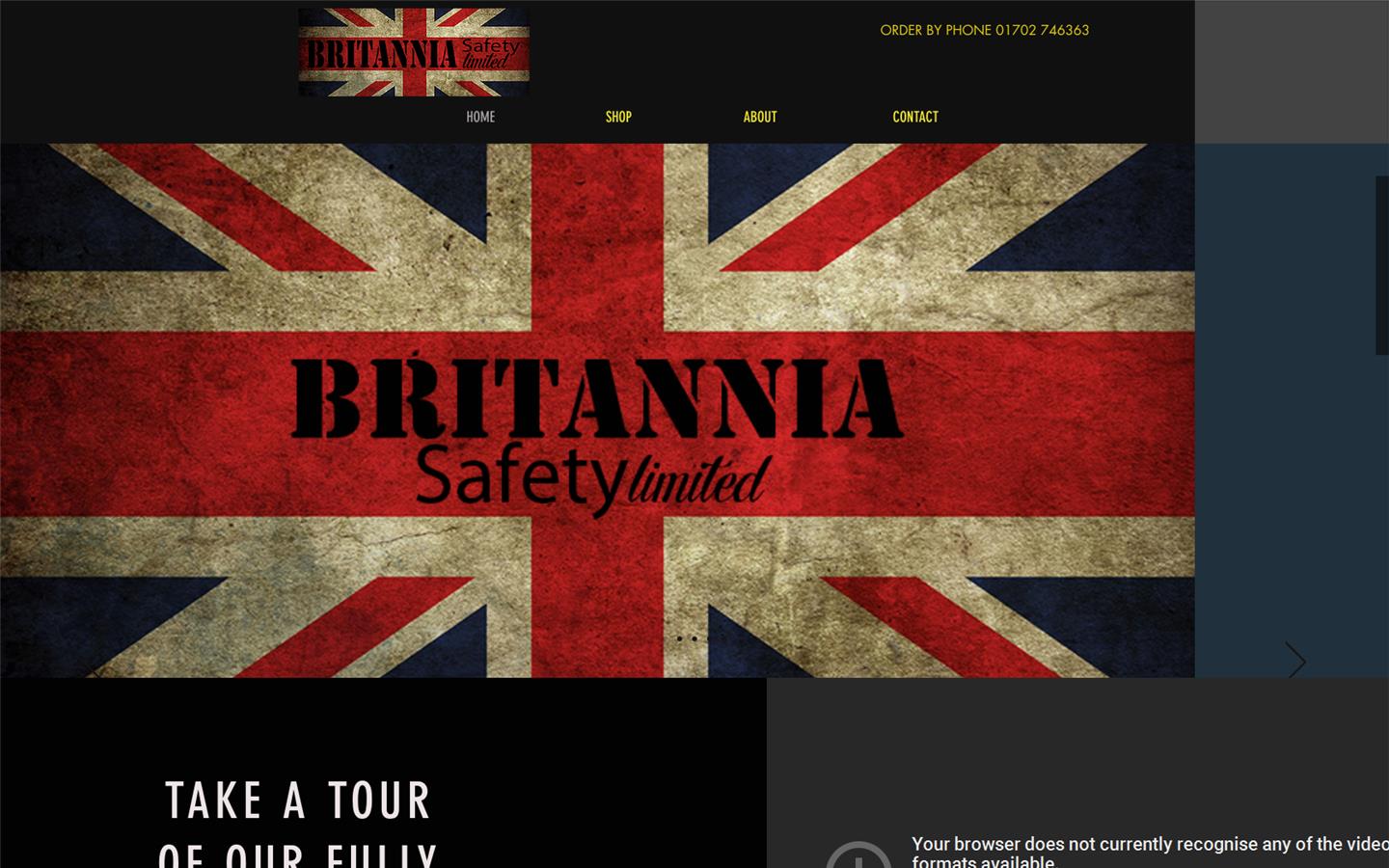 Britannia Safety Ltd Website