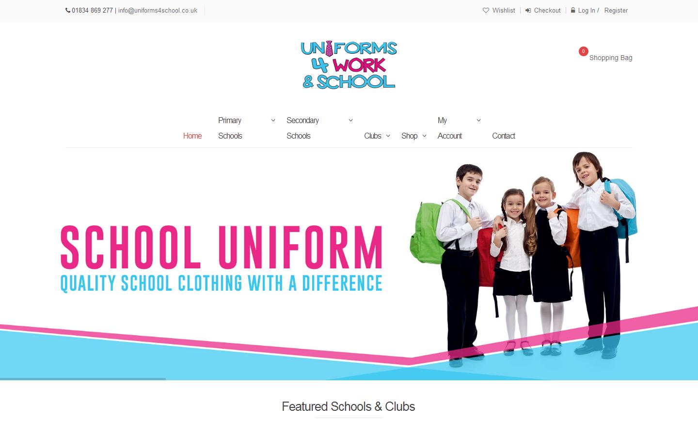 Uniforms 4 School Ltd Website