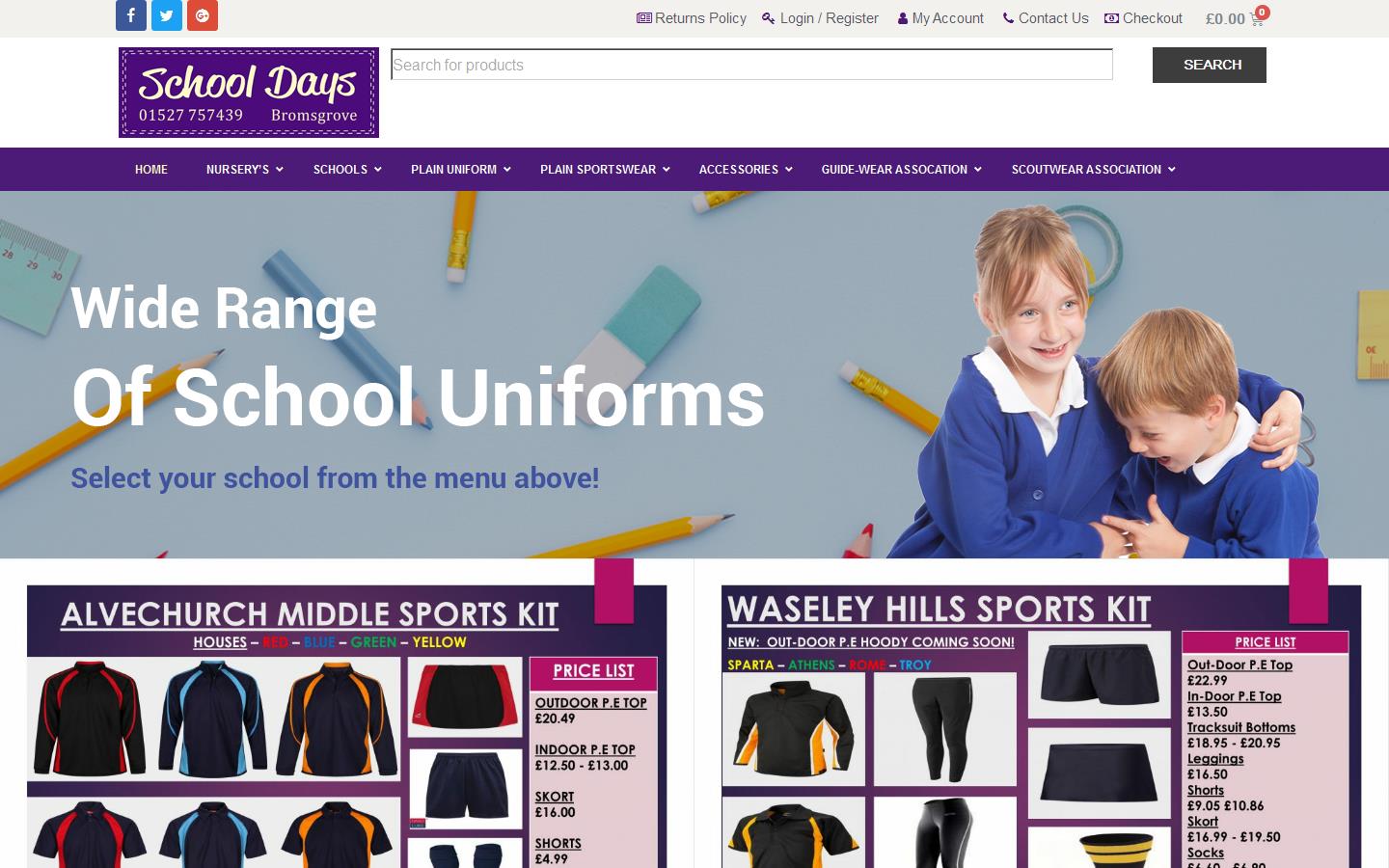 School Days Website