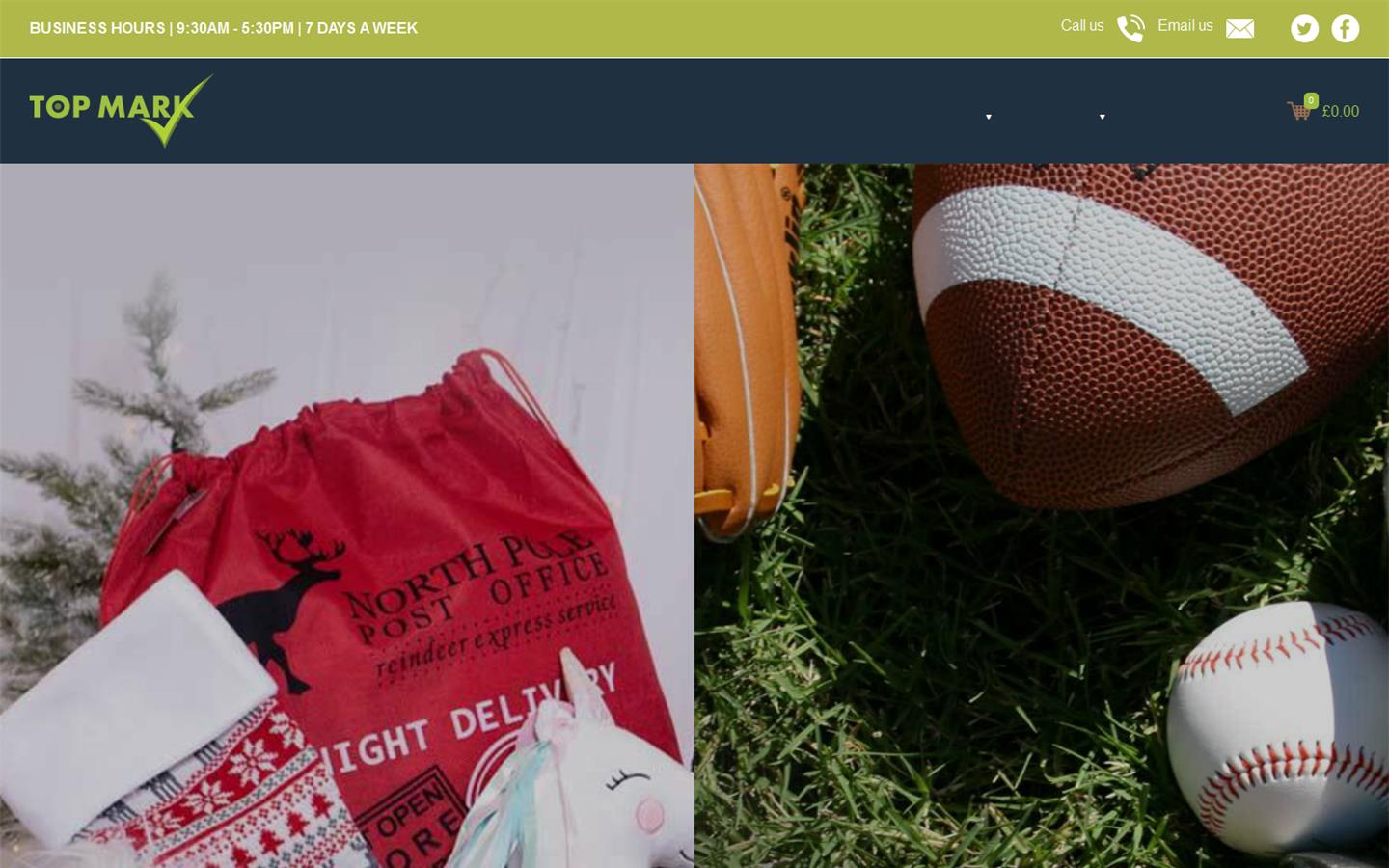 Top Mark Uniforms Website