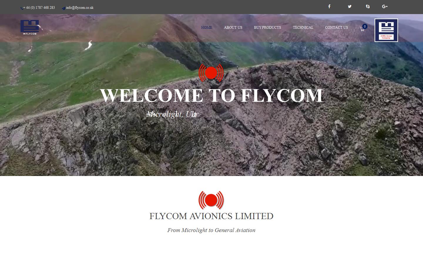 Flycom Avionics Website