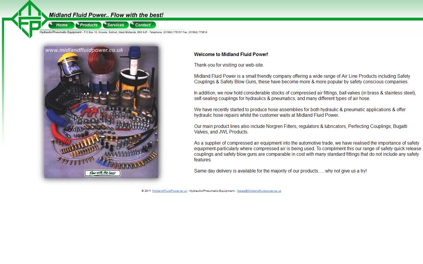 Midland Fluid Power Website