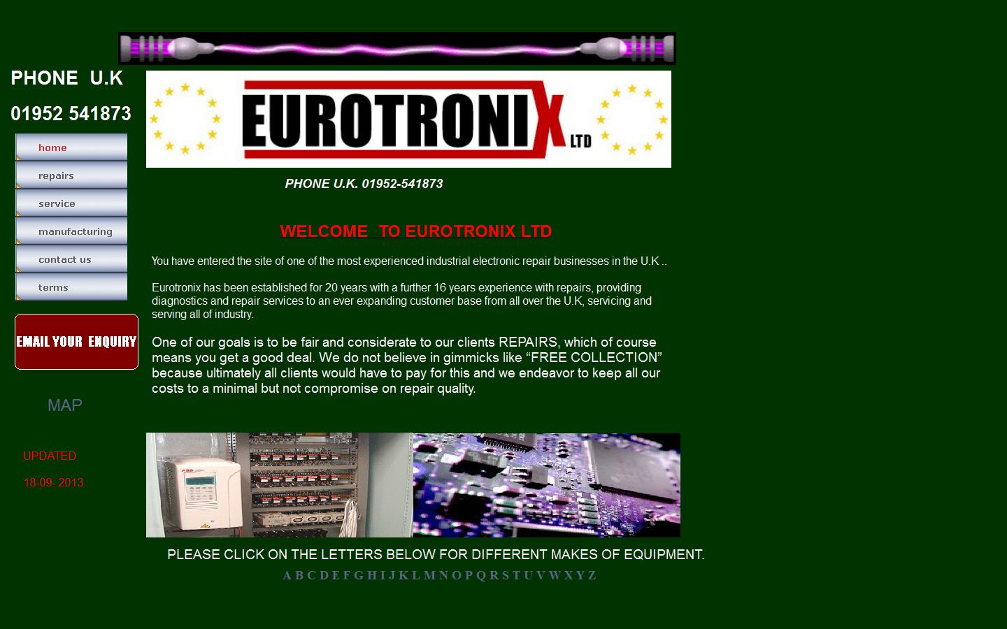 Eurotronix Ltd Website