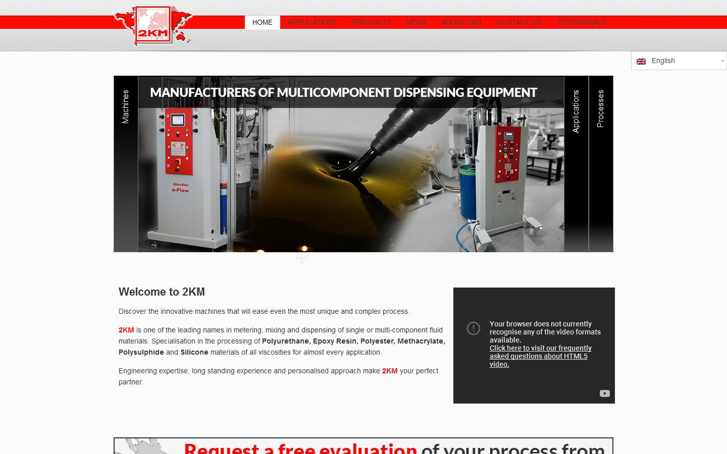 2 K M UK Ltd Website