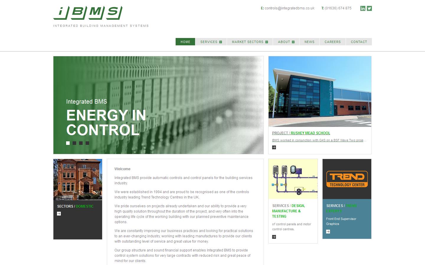 Integrated Building Management Systems Website