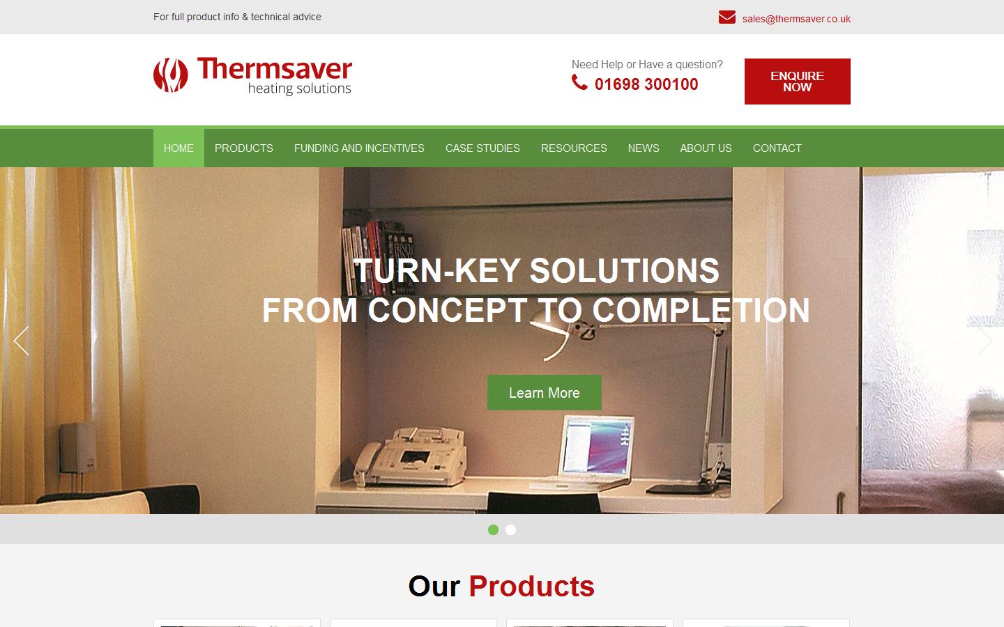 Thermsaver Website