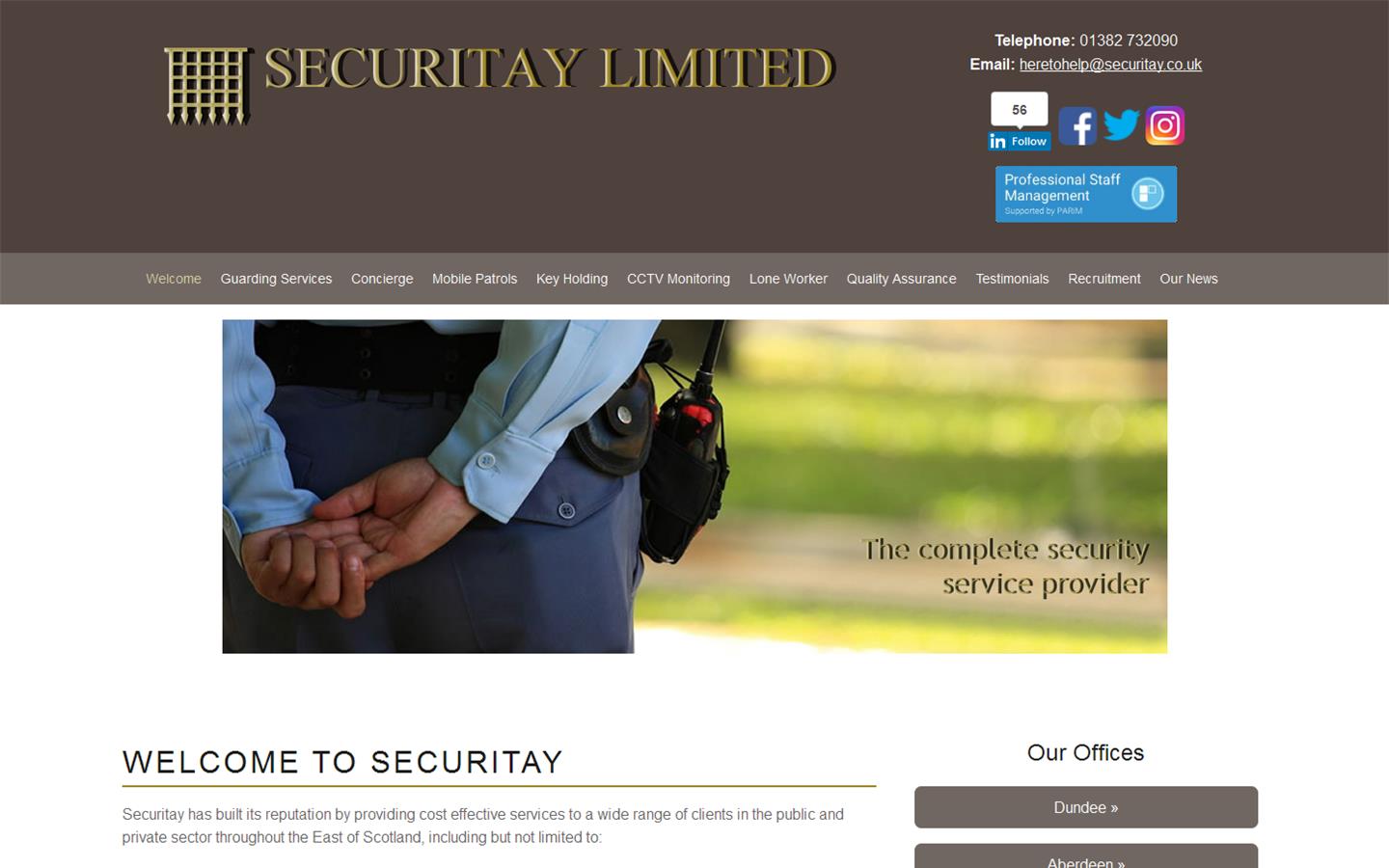 Securitay Ltd Website