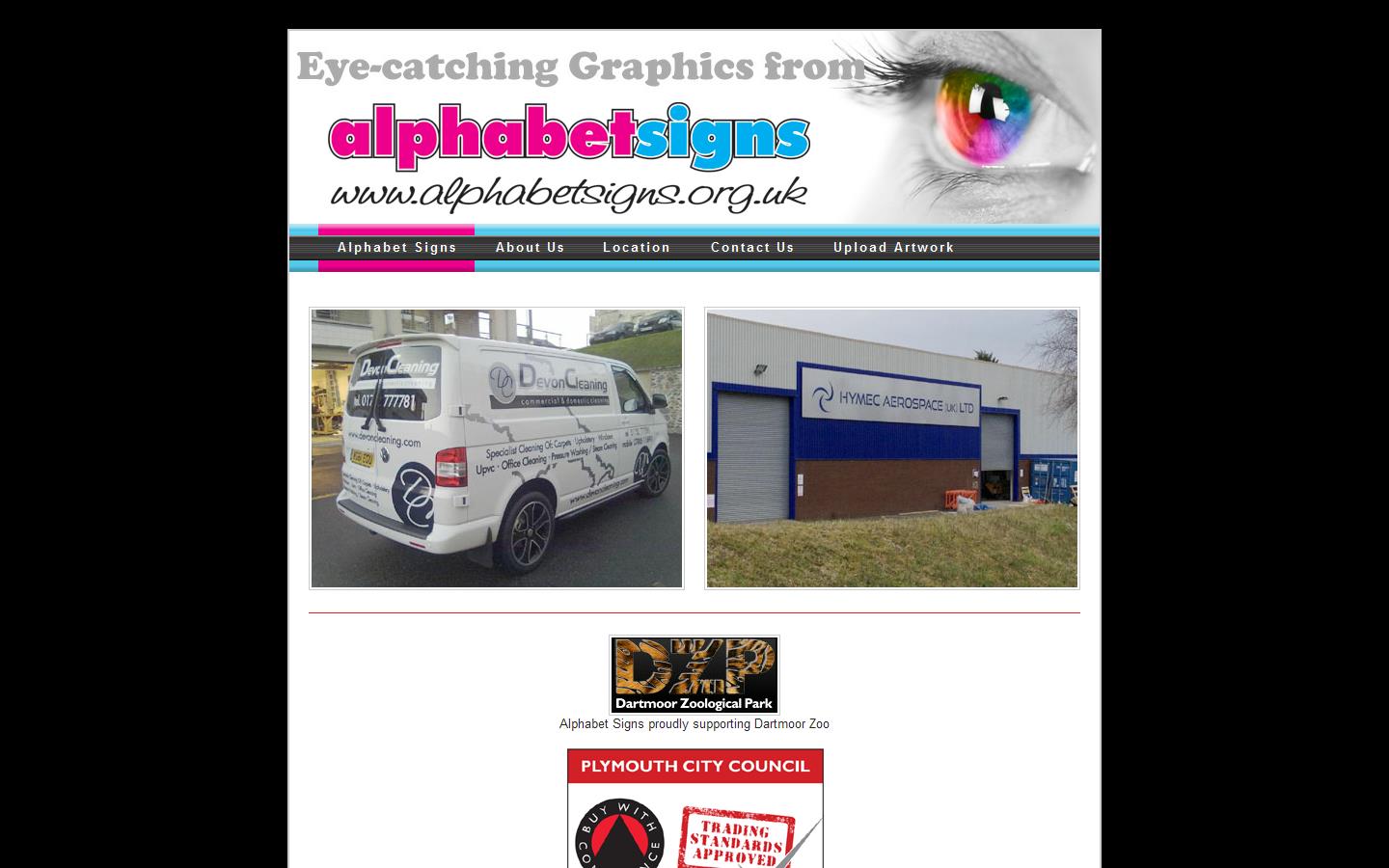 Alphabet Signs Website