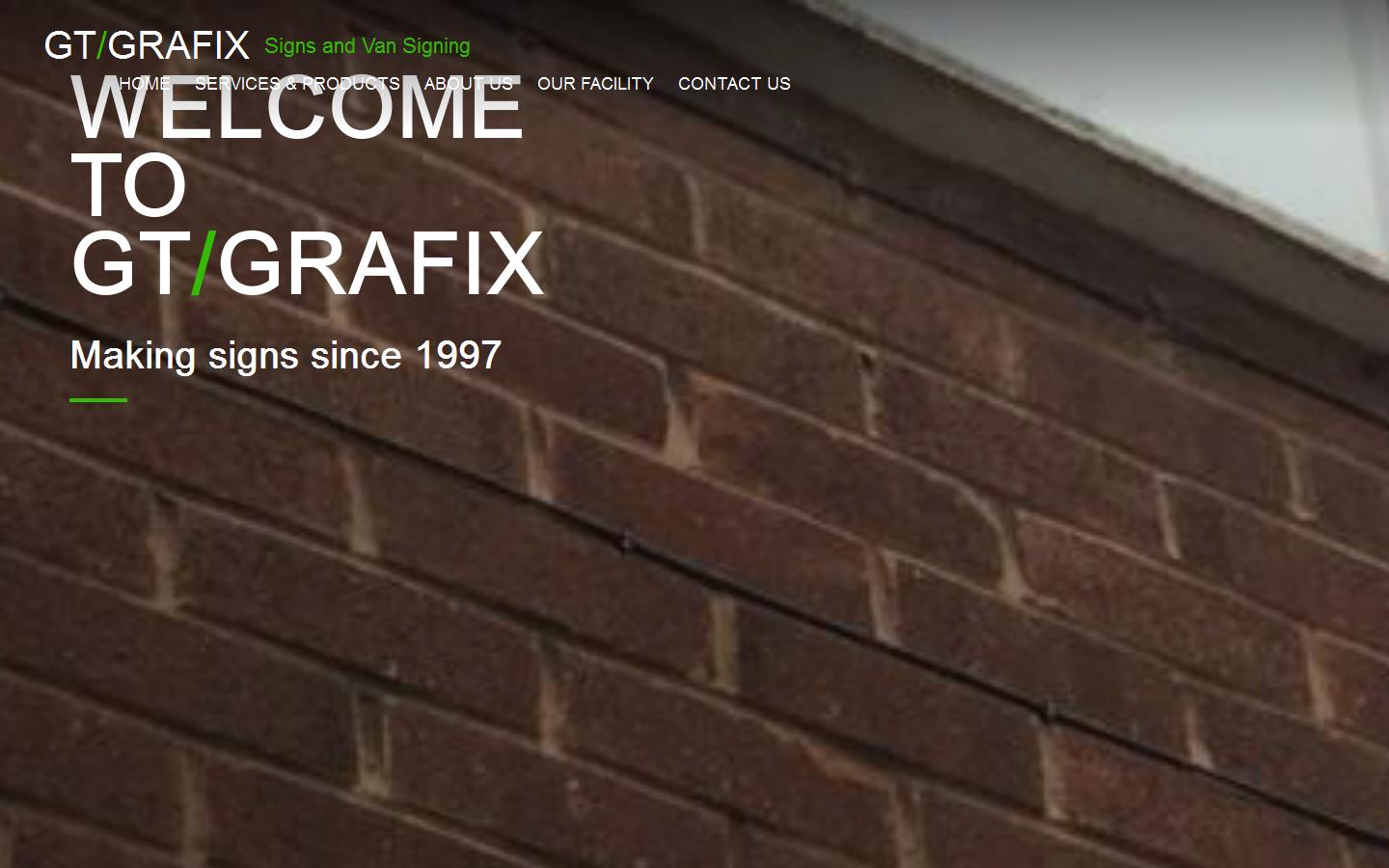 GT Grafix Signmaking Website